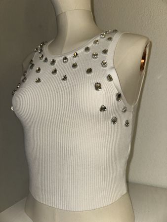 Top mit Glitzer