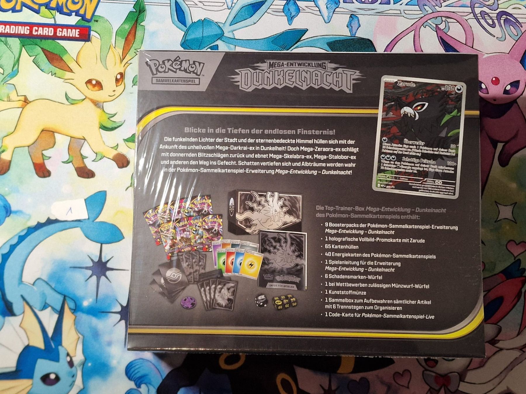 Pokémon Carte collezionabili: Mega-Entwicklung: Dunkelnacht Top-Trainer-Box -DE- , ME05 – Nuovo e nell'imballaggio originale da Winterthur venduto da andrekeller95 2
