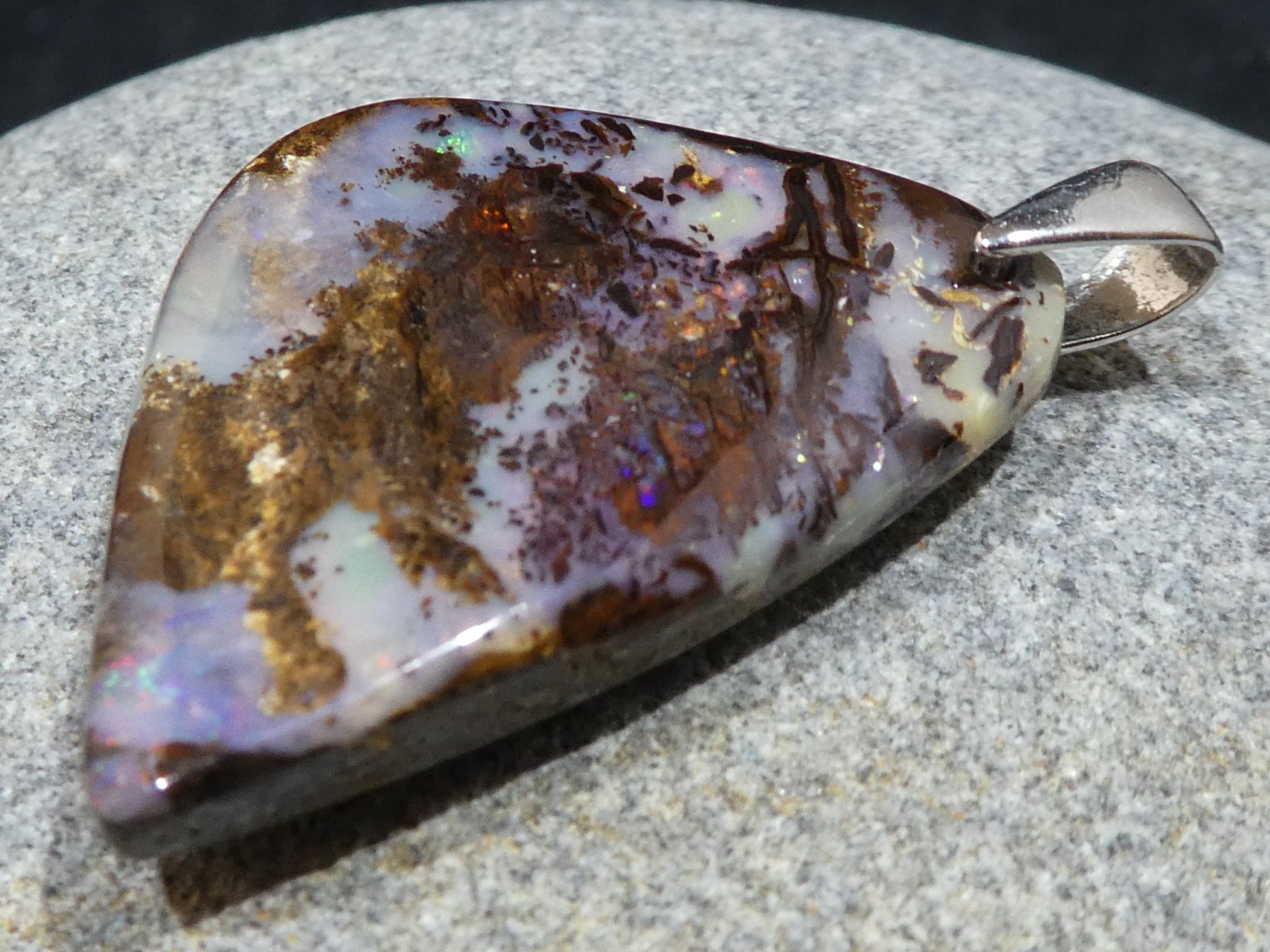 Ciondoli: Anhänger Boulder Opal. – Nuovo (secondo la descrizione) da Niederbüren venduto da Raphael014 1