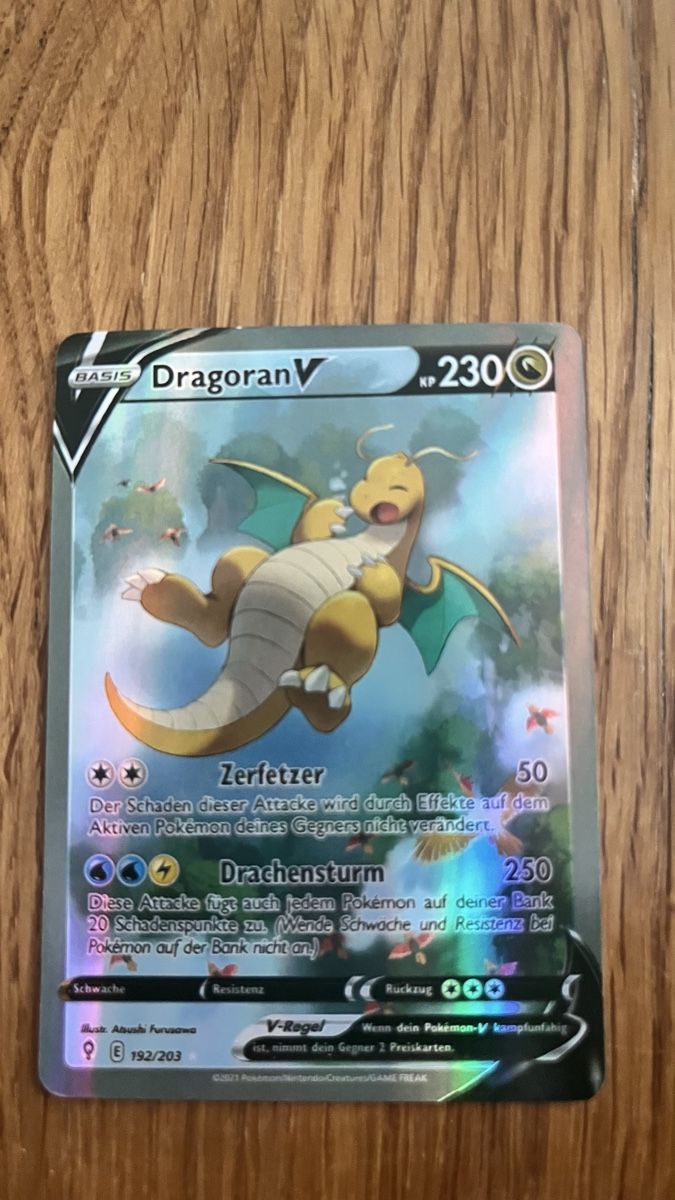 Pokémon Carte collezionabili: Pokémon Dragoran V 192/203 – Nuovo (secondo la descrizione) da Oberrieden venduto da phmsales