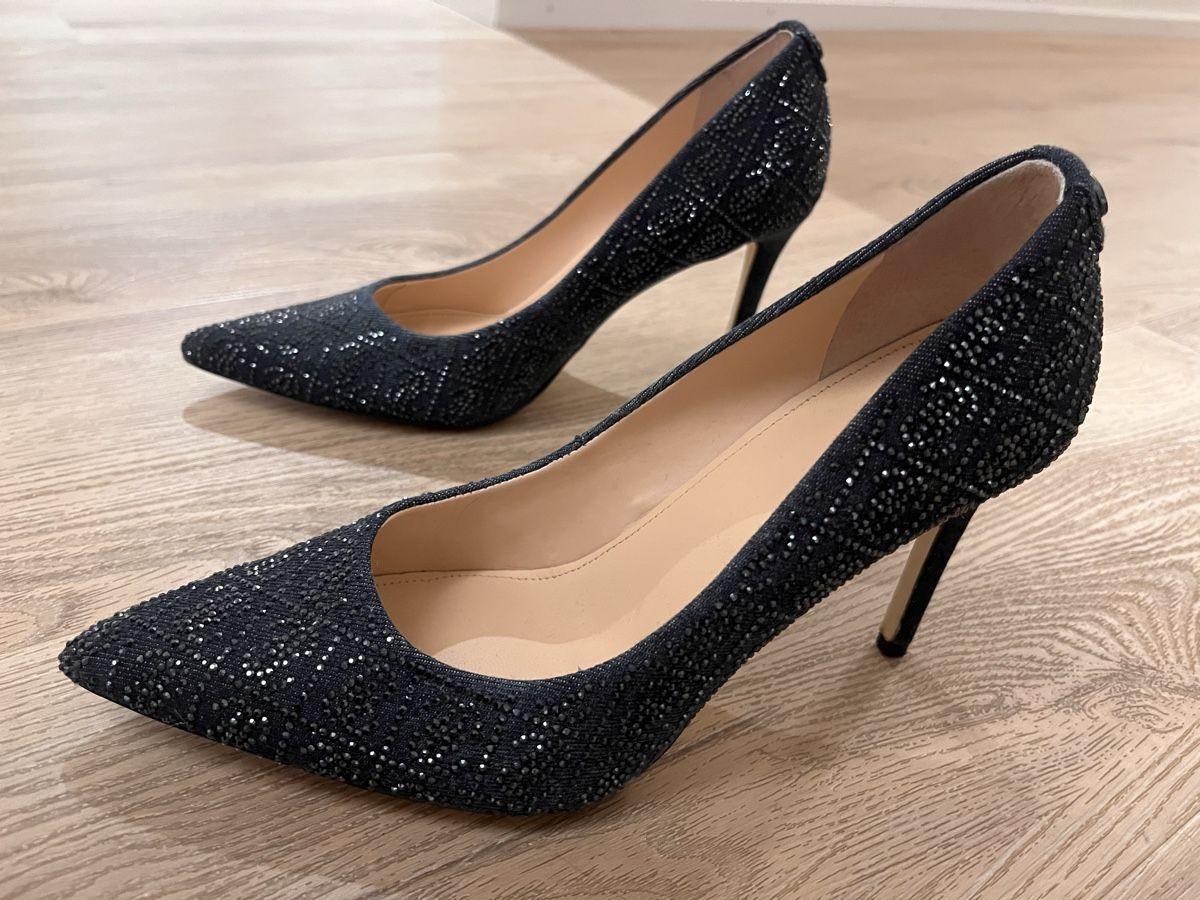 Scarpe da donna: Stiletto jeansblau mit Glitzer – Usato da Zürich venduto da WintiZH14 1