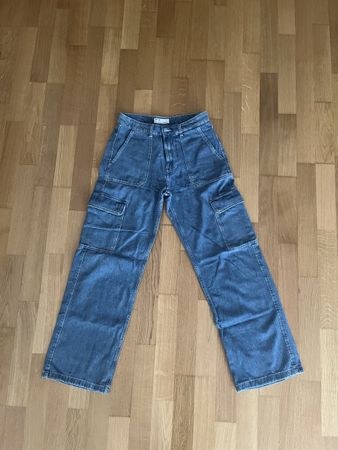Damen Jeans Cargo Bershka