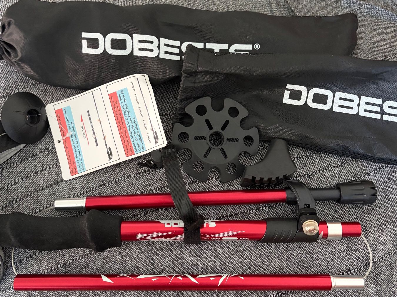 Bastoncini da trekking: Klappbare Wanderstöcke/Trekking/Nordic walking – Nuovo e nell'imballaggio originale da zürich venduto da sunnyredchilli 1