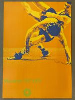Plakat Poster A0 Format Olympia München 1972 Ringen