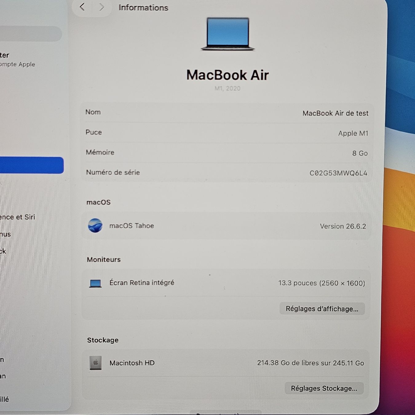 Apple Notebooks: MacBook Air M1 2020 – Gebraucht aus Bex von gle_l892 3
