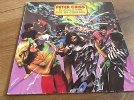Peter Criss Ex-Drummer of Kiss Out of Control Lp Album