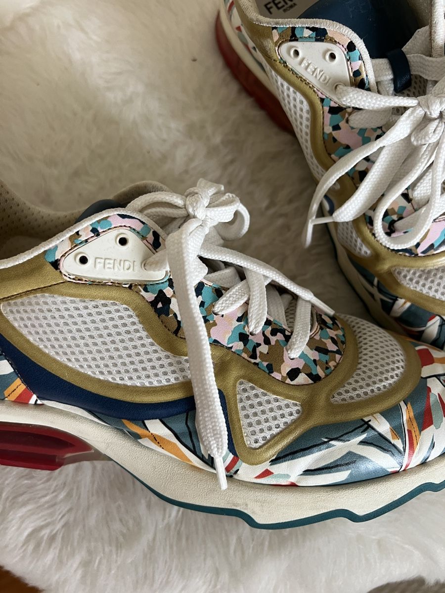 Fendi Scarpe da donna: Baskets Fendi imprimées tropicales – Usato da Lutry venduto da roxypoxy 3