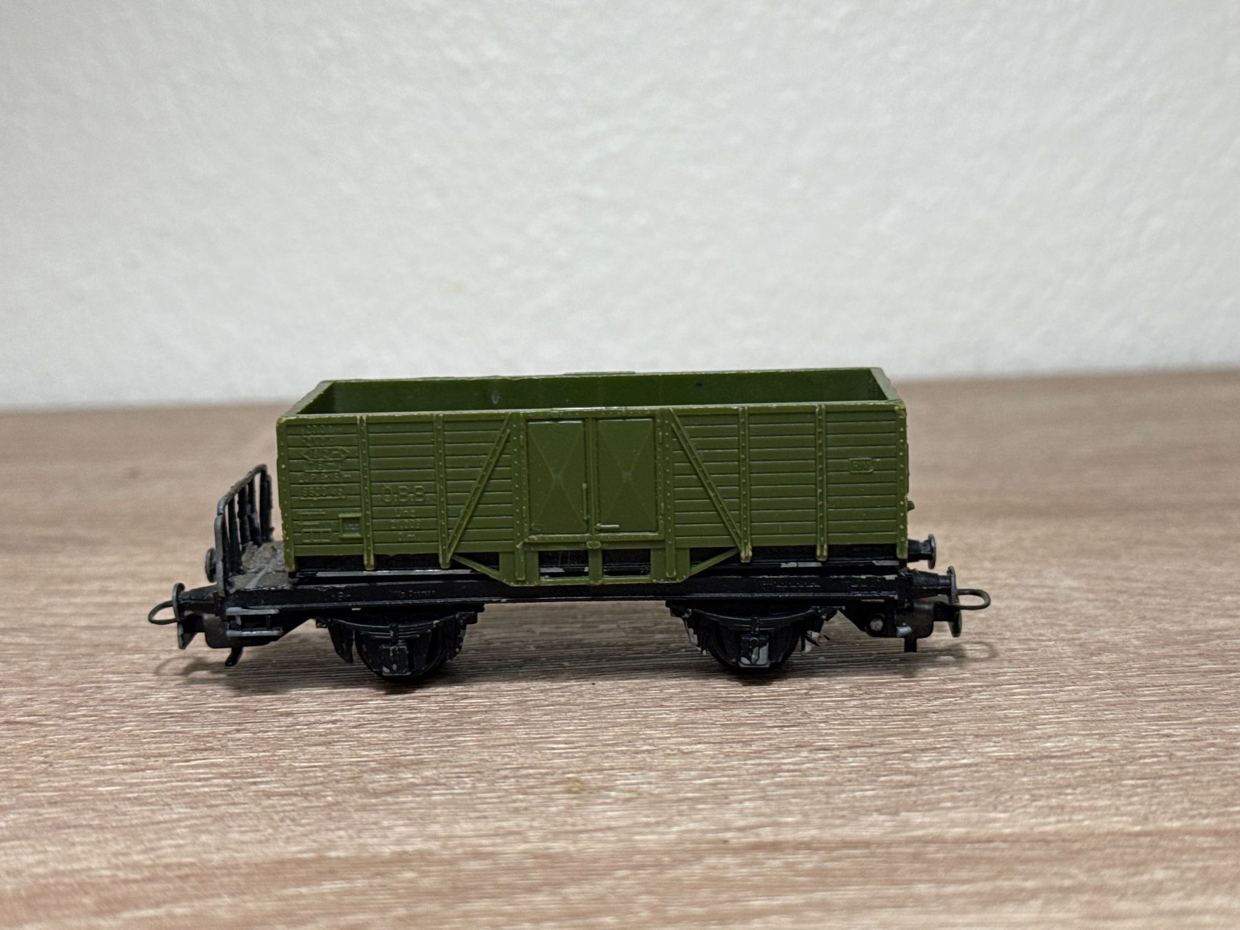 Kleinbahn Modellini di ferrovie: Kleinbahn Güterwagen OBB H0 (275) – Usato da St-Aubin-Sauges venduto da Lo_Go 4