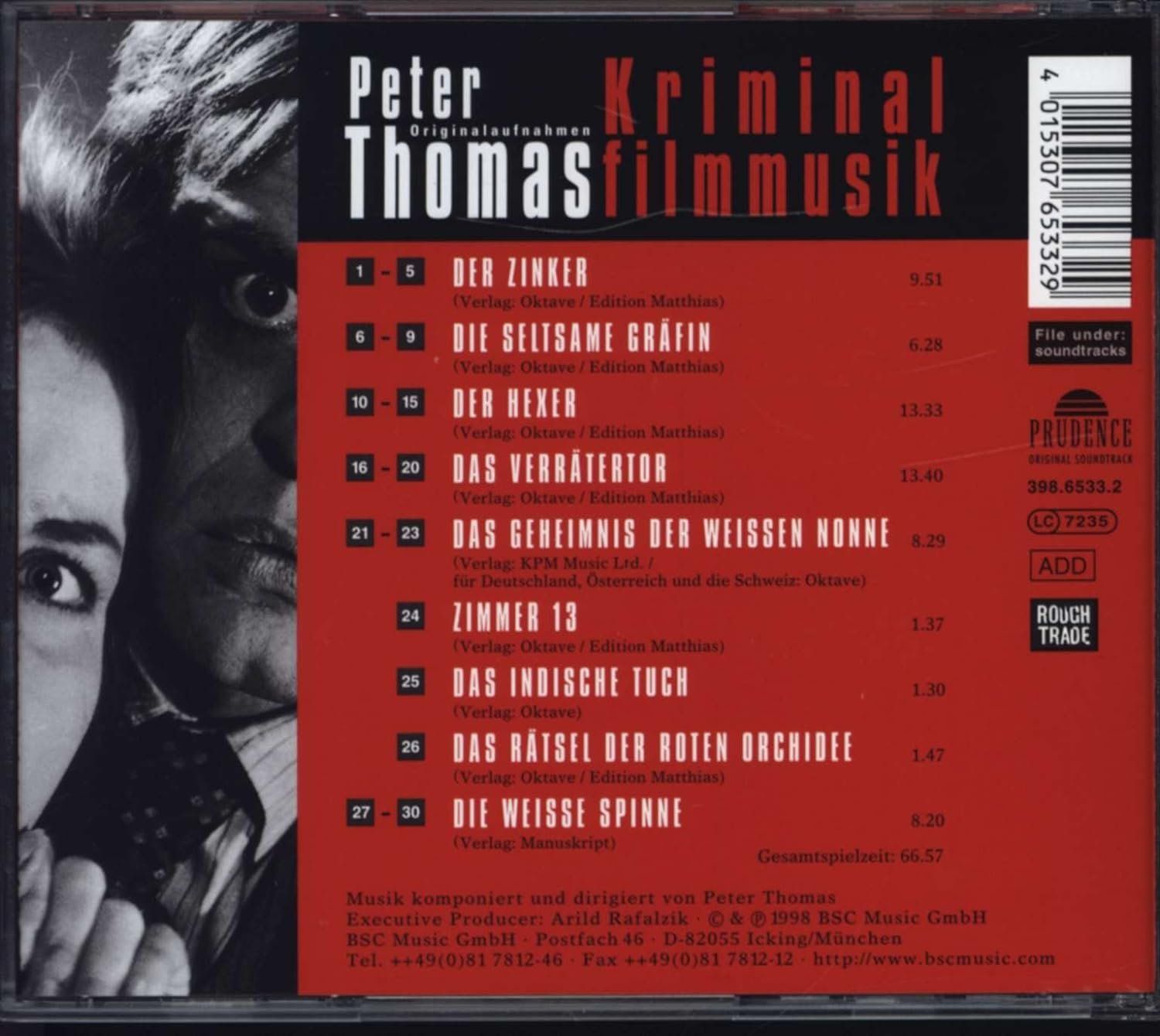 CD: Peter Thomas: Kriminal Filmmusik – Usato da Niederhasli venduto da Hsoz 1