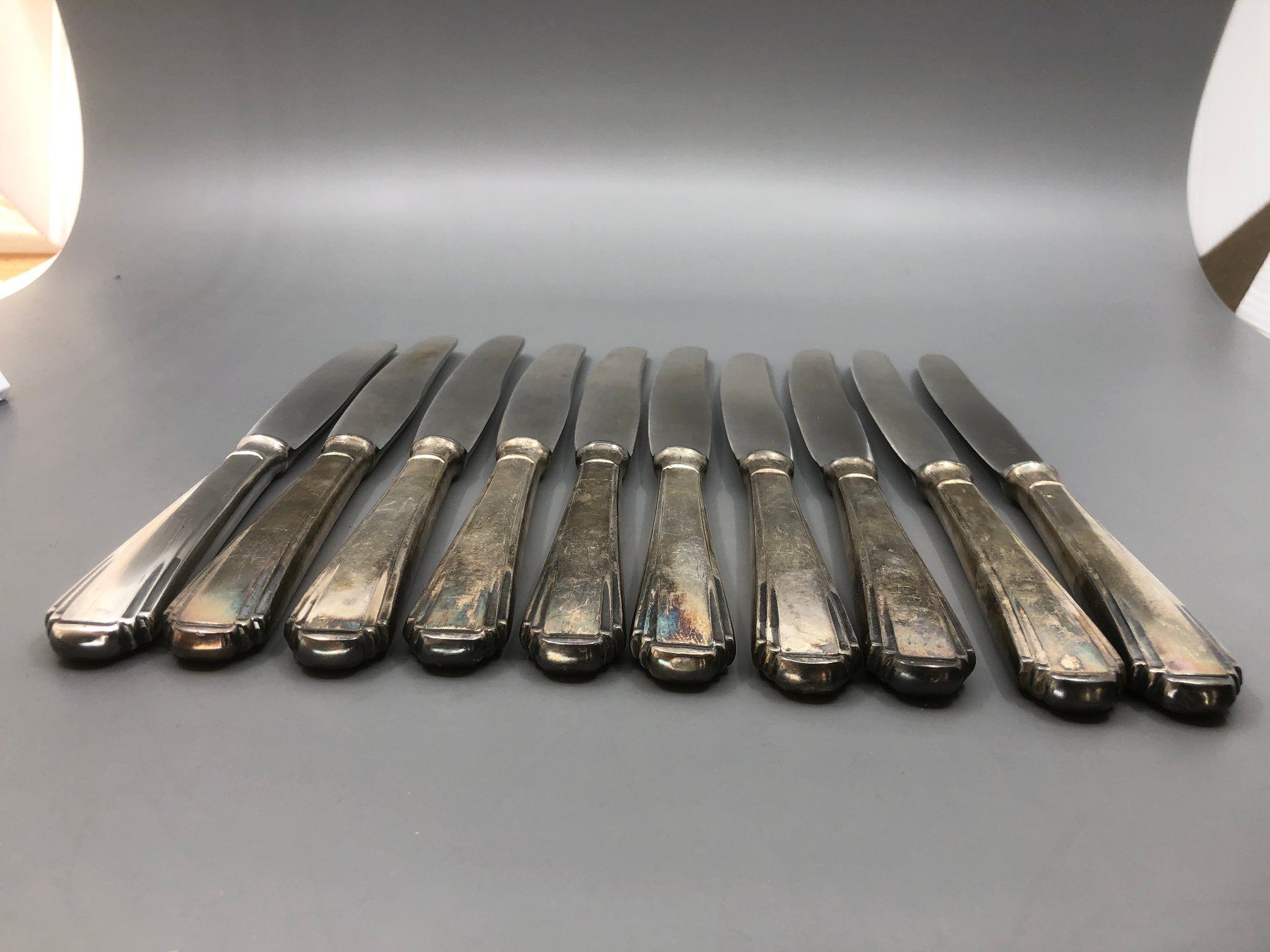 Posate: 10 Tafelmesser versilbert Art Deco – Usato da Basel venduto da Tiabeanie 5