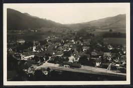 Oberdiessbach, Ortsansicht vom Berg aus
