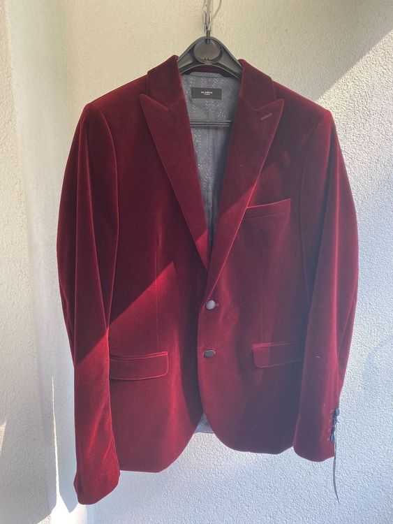 Dubbelgeknoopte Suède Blazer voor Heren – Bergveld Couture