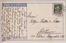 Karte Pro Juventute 1916