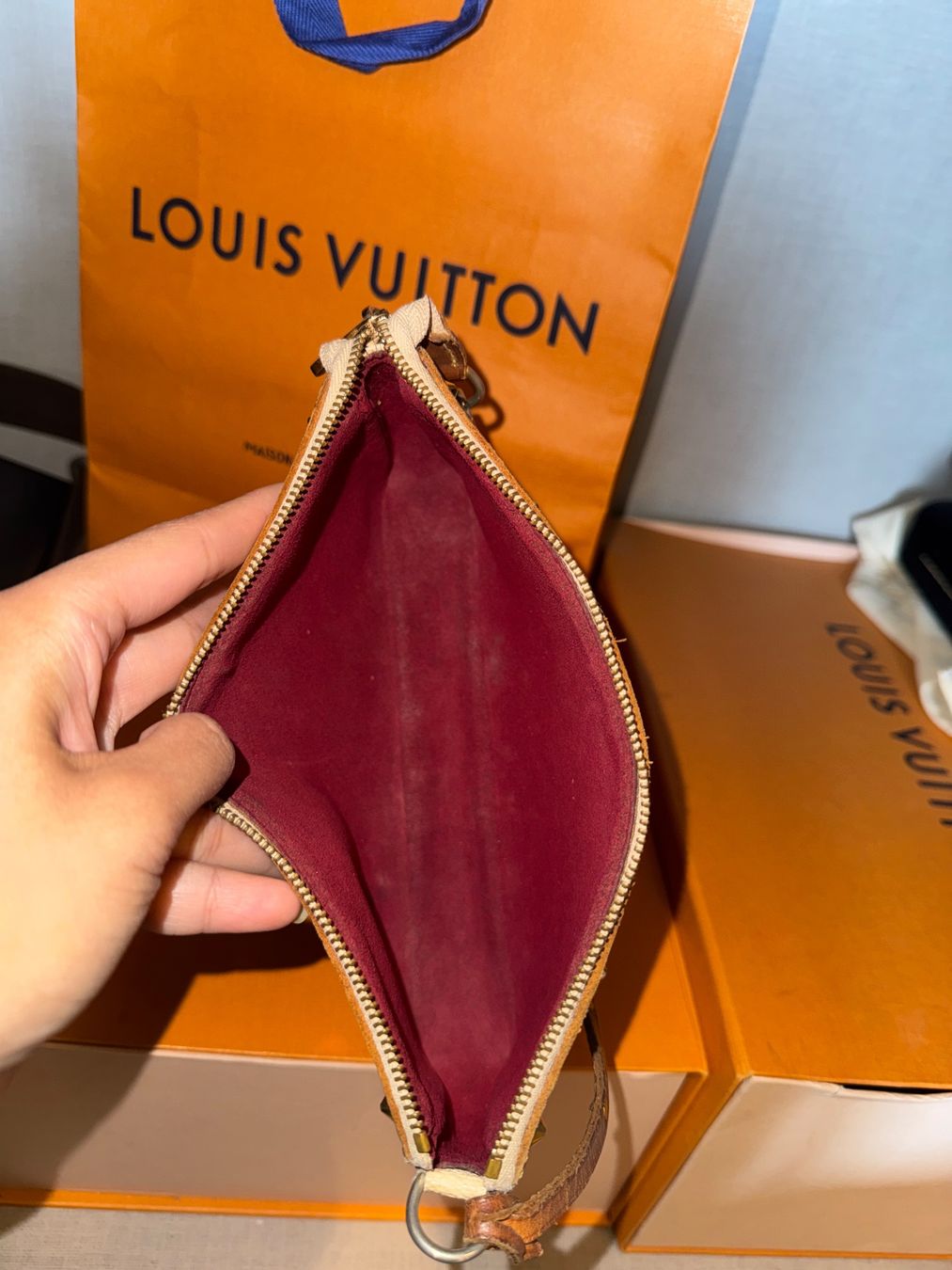 Louis Vuitton Taschen für Damen: Louis Vuitton Pochette multicolor 2004 – Gebraucht aus Widnau von Pukpan_99 5