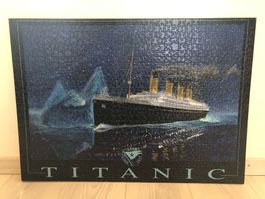 Puzzle Titanic 1000 pièces collé sur carton