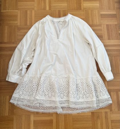 Sommerkleid, weiss, H&M, Grösse L, Baumwolle
