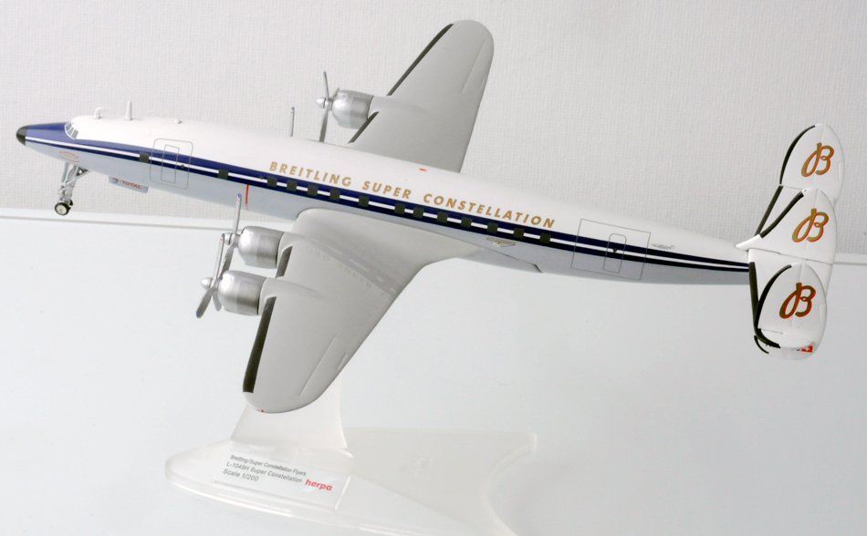 Lockheed Modellbausätze & Standmodelle: Breitling Lockheed L-1049H Super Constellation  HB-RSC 1:200 – Neu (gemäss Beschreibung) aus Nürensdorf von  1