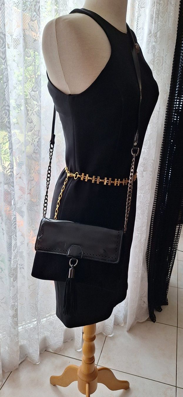 Taschen für Damen: Petit sac noir en cuir – Gebraucht aus St-Triphon von Jldr0