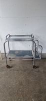 Servierwagen Metall Glas Dekoration Luftballons Rollbar