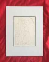 Pablo Picasso  " Deux Hommes sculptés "