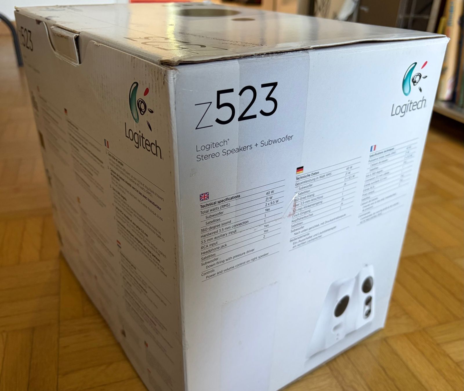 Logitech Lautsprecher: z 523 Logitech Stereo Speakers + Subwoofer – Gebraucht aus Basel von Daclti 1
