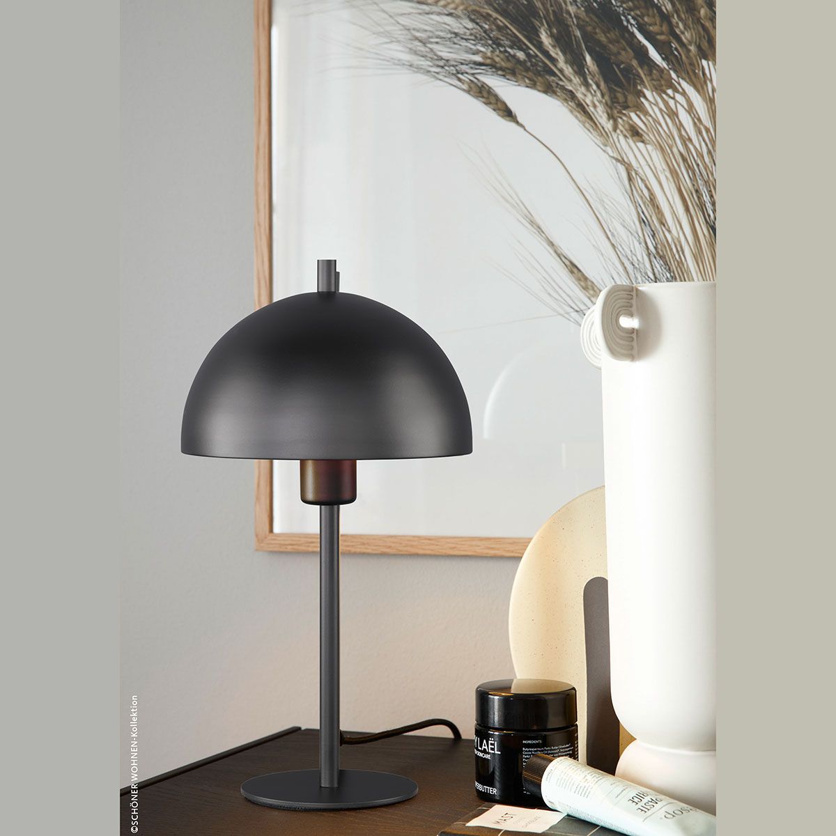 Lampade: Tischleuchte, Schwarz, 34 cm Höhe – Nuovo (secondo la descrizione) da Kreuzlingen venduto da Smart-Light 1
