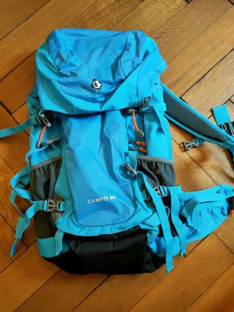 Wanderrucksack Trevolution, Neu, 40 Campo Hellblau