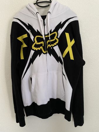 Sweat à capuche zippé Fox Racing Vintage Y2K – Taille L