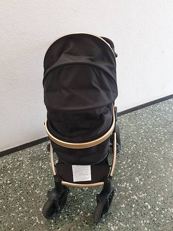 Carrozzine: Kinderwagen Gonser 2 in 1, schwarz – Usato da Zürich venduto da sho_g8sf 2