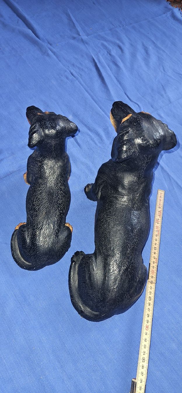 Statuette: Dackel "Teckel" kurzhaar – Usato da Kaltacker venduto da Cougar01 3