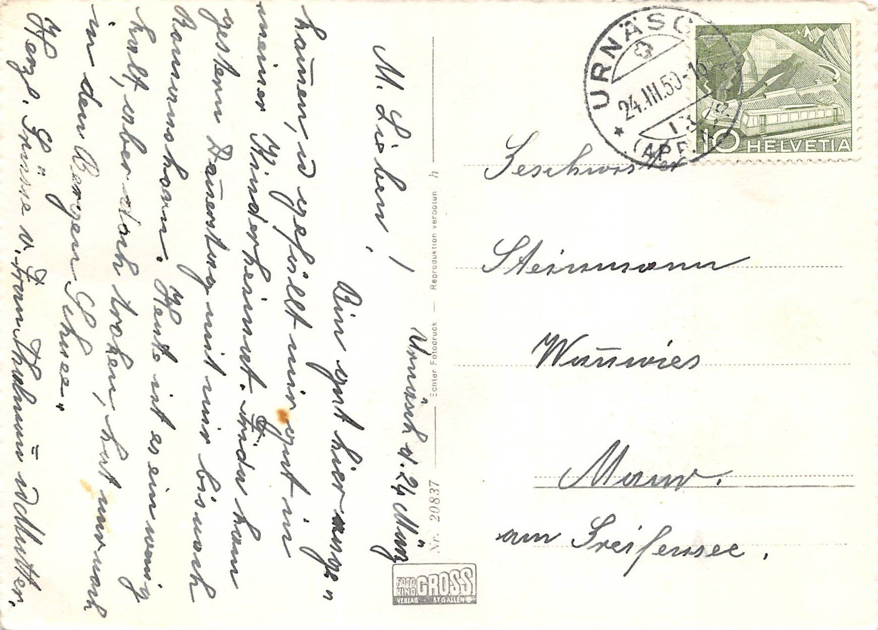 Cartes postales: Urnäsch – D'occasion à Ottikon b.Kemptth. par Neptun1974 1