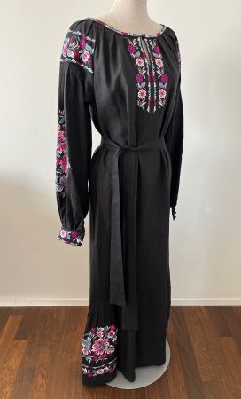 Besticktes Traumkleid Gr. 38 - 100% Leinen - NEU - 175 Euro