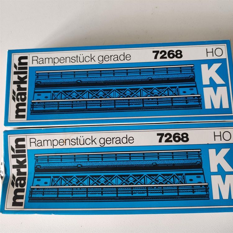 2 Stk gerade Rampenstücke für K+M Gleise (Neu (gemäss Beschreibung)) in ...