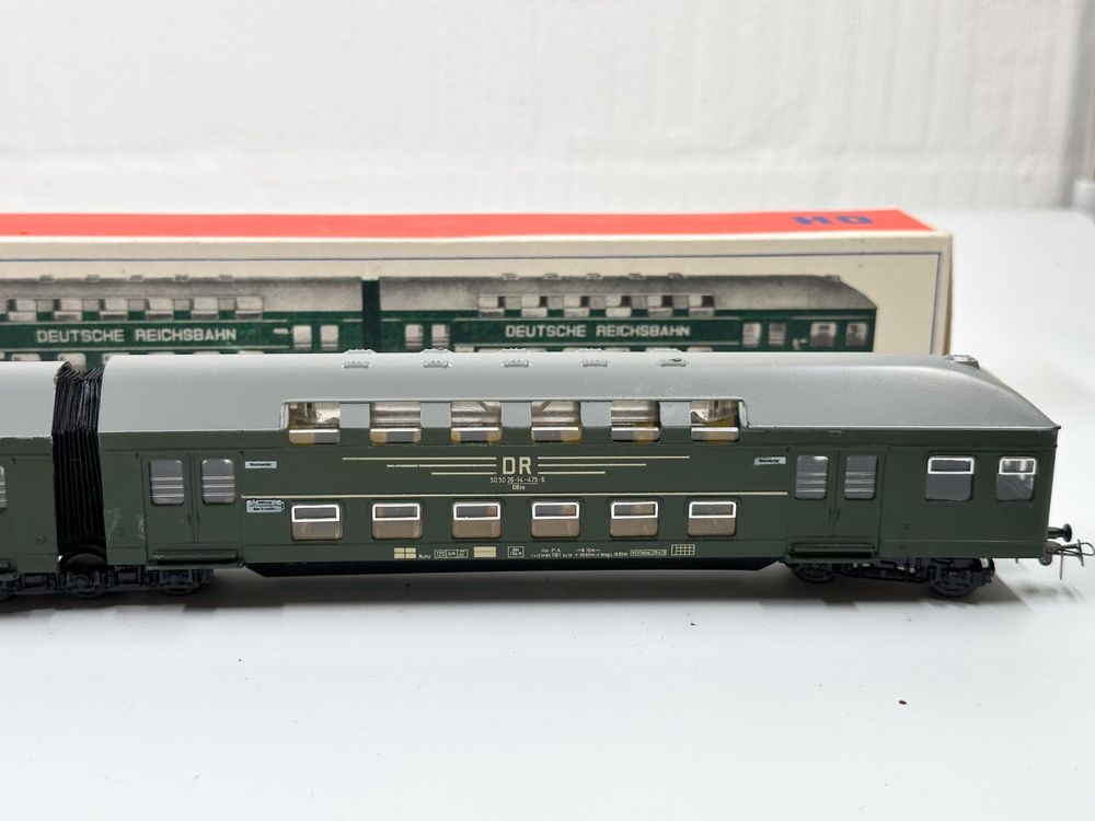 SCHICHT 5452531/426/45 DOPPELSTOCK-PERSONENWAGEN [H0, DC] 3 Stück in