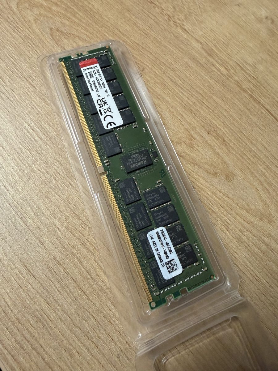 Kingston Memoria / RAM: 32GB DDR4 3200 ECC 2Rx4 – Usato da Gams venduto da Esxi