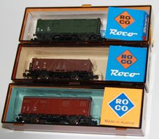Roco Spur N - Set mit 3 Güterwagen - aus Sammlung