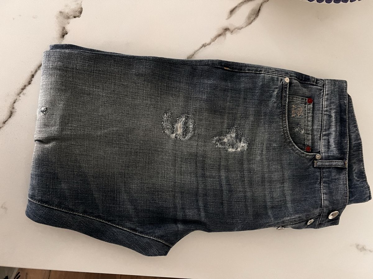 Jeans: Brunello Cucinelli Jeans, Gr. 48, Destroyed-Look – Usato da Reinach, BL venduto da Fer1973