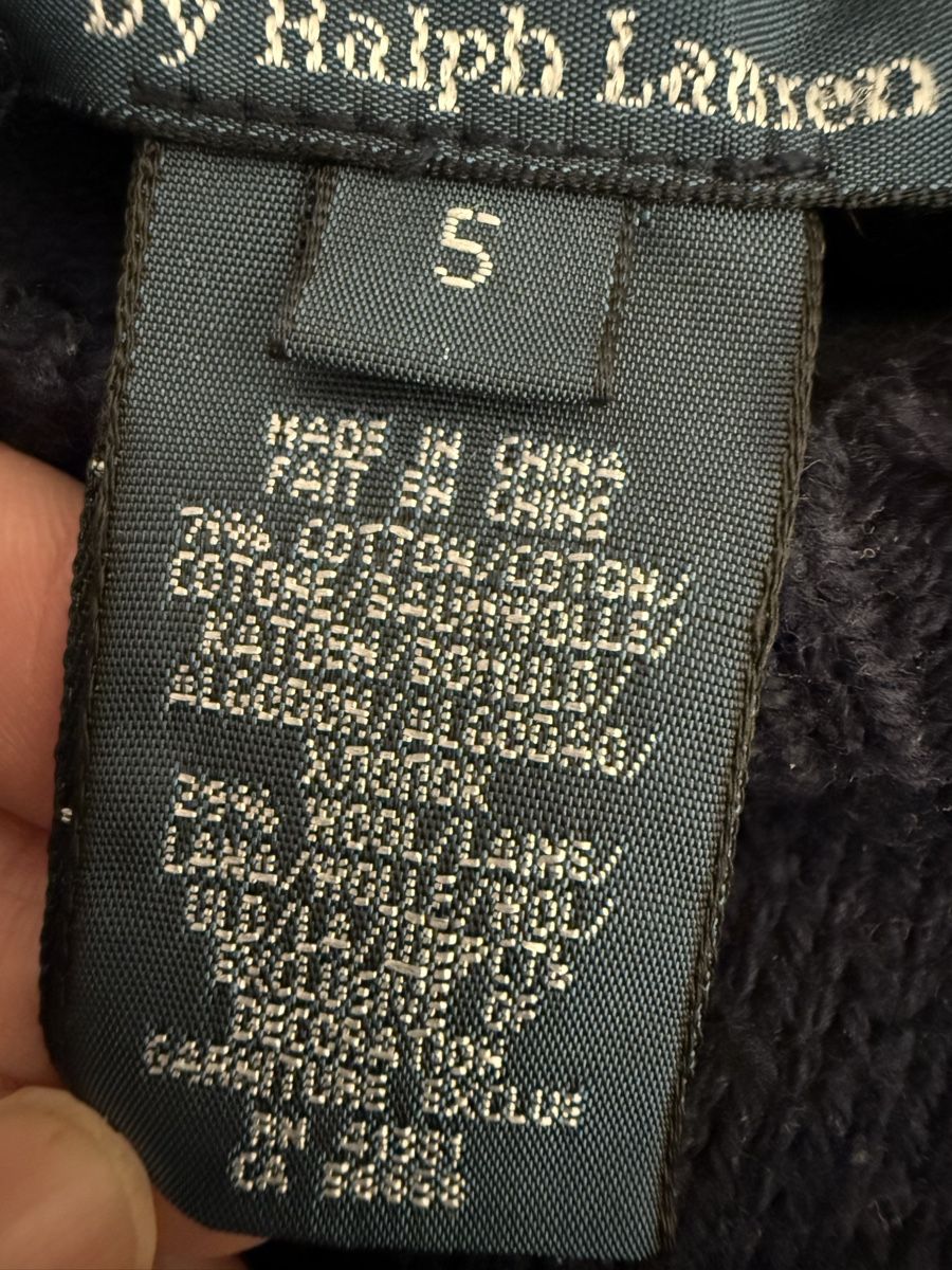 Ralph Lauren Maglioni & Felpe: Ralph Lauren Pulli Gr. 5, Dunkelblau mit Ellbogenflicken – Usato da Ebikon venduto da InesUndElf 3
