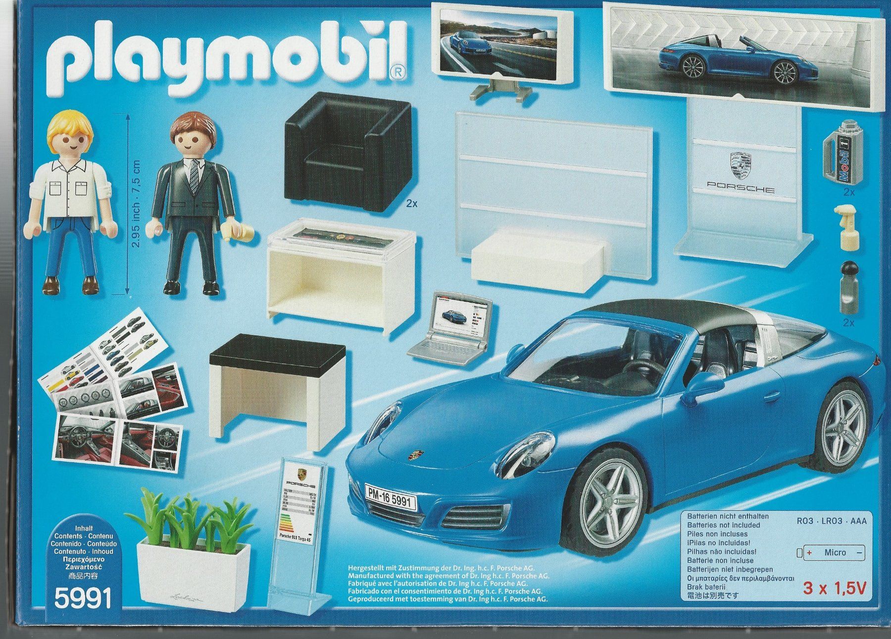 PLAYMOBIL PORSCHE 911 Gt3 Cup Modifiée Base Refs 70764 Voir Photos Tbe EUR 12,50 - FR