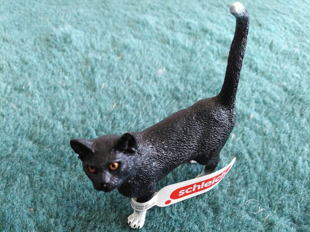 lego bausteine bauzubehor katze in schwarz weiß kaufen Schleich Katze schwarz weiss (Neu und originalverpackt) in Zürich für