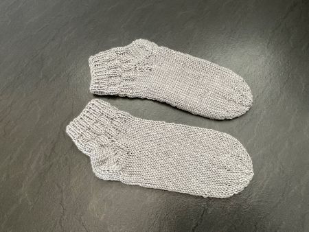 Handgestrickte Socken Gr. 36/37 Fusslänge 21,5 cm