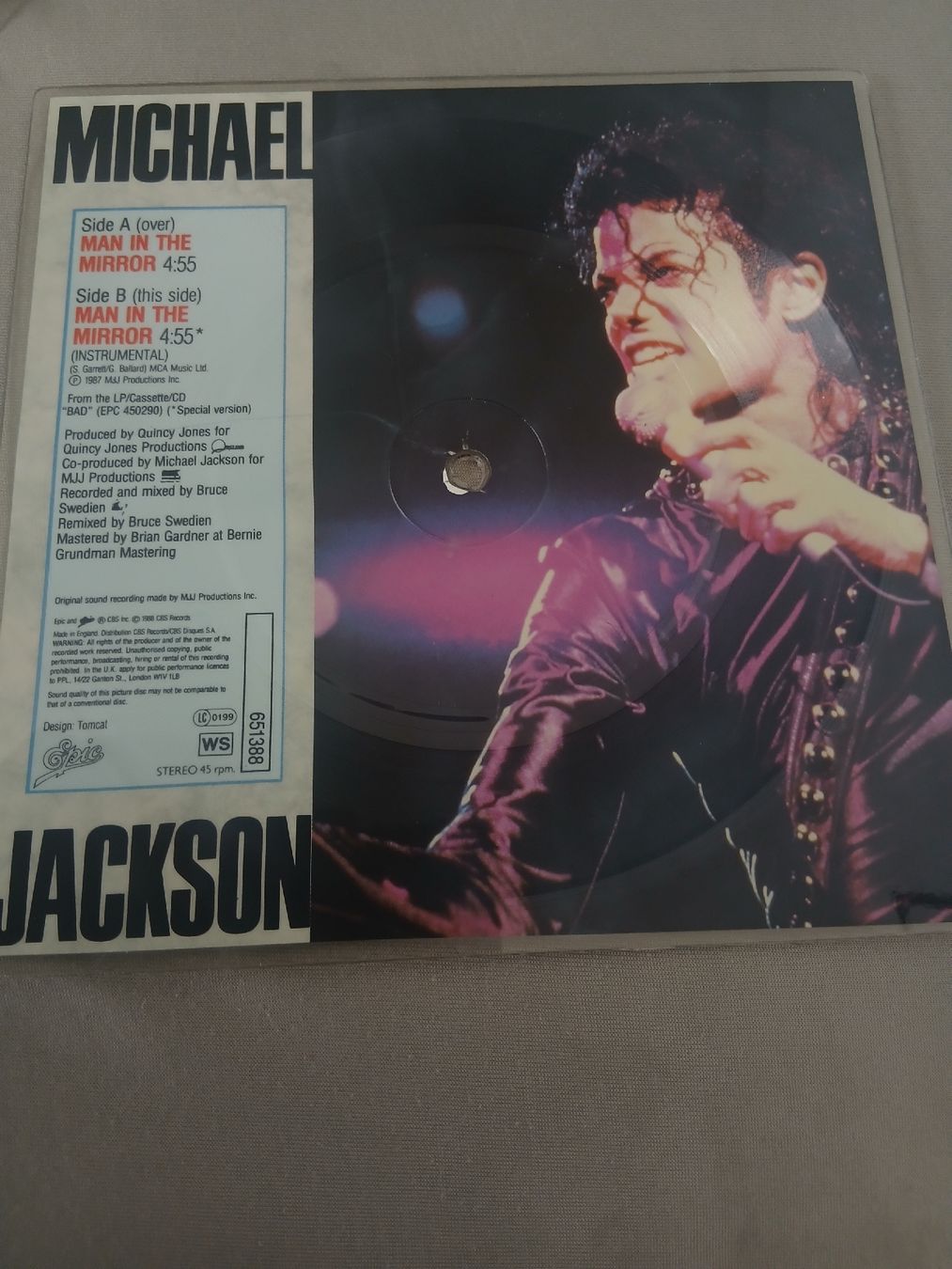 Schallplatten: Michael Jackson Souvenir Singles Pack Square vynil - rare – Gebraucht aus Watt von Tomaf 5