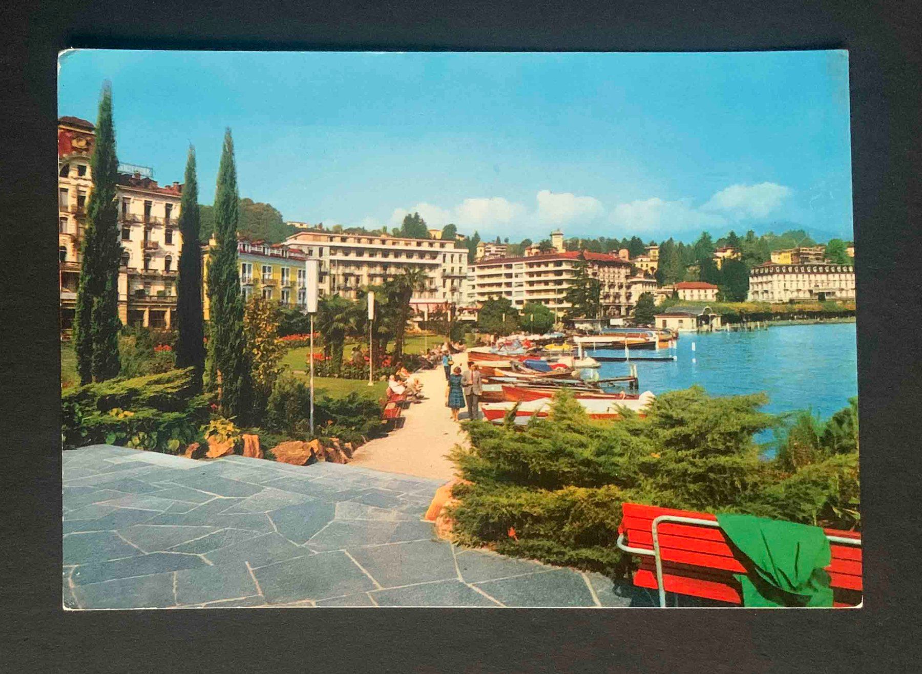 Cartoline postali: AK LUGANO PARADISO Lungolago – Usato da Goldau venduto da artelier1