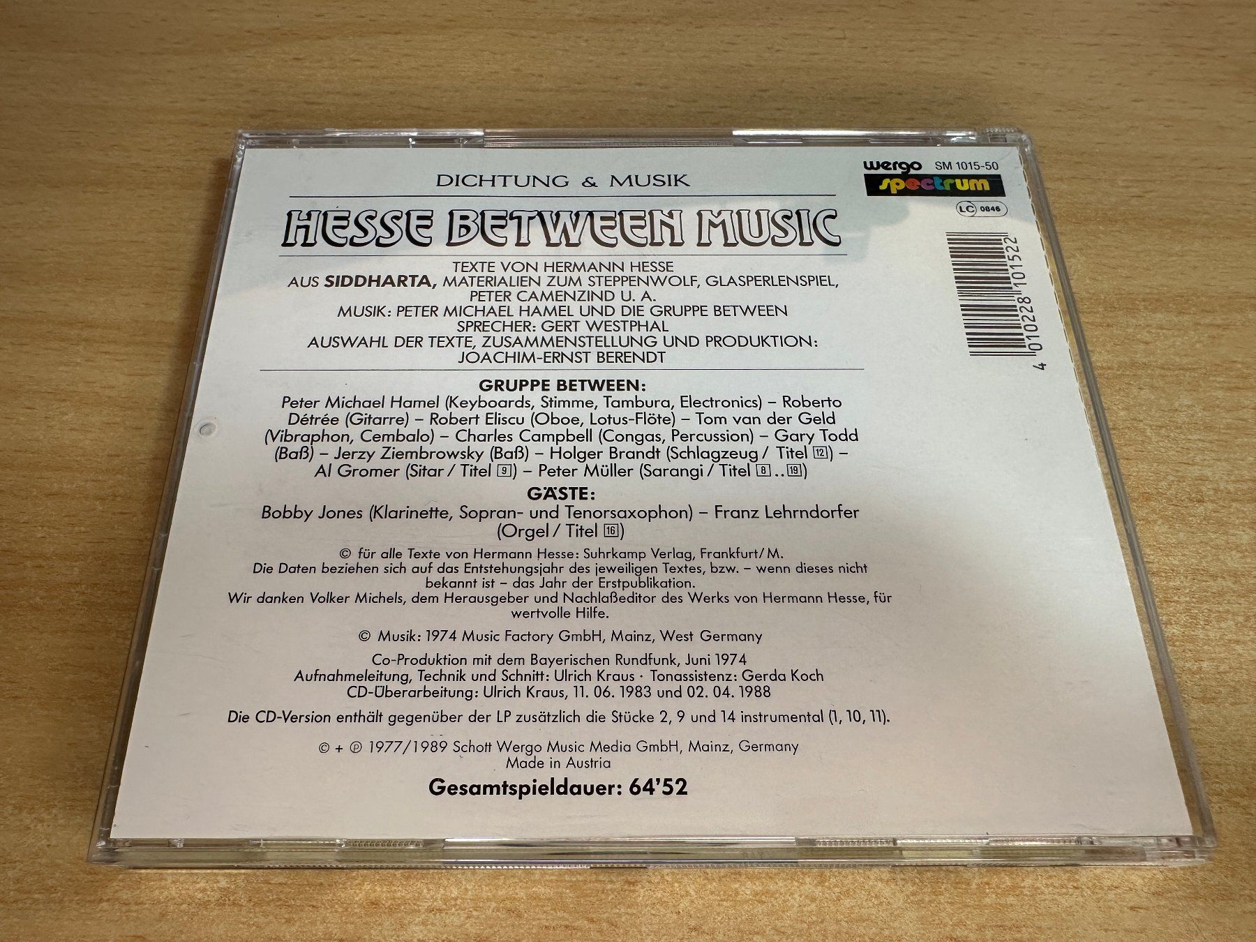 CD: B7 Peter Michael Hamel und Die Gruppe Between Hesse Between – Usato da Rikon im Tösstal venduto da Alpenmutz 1