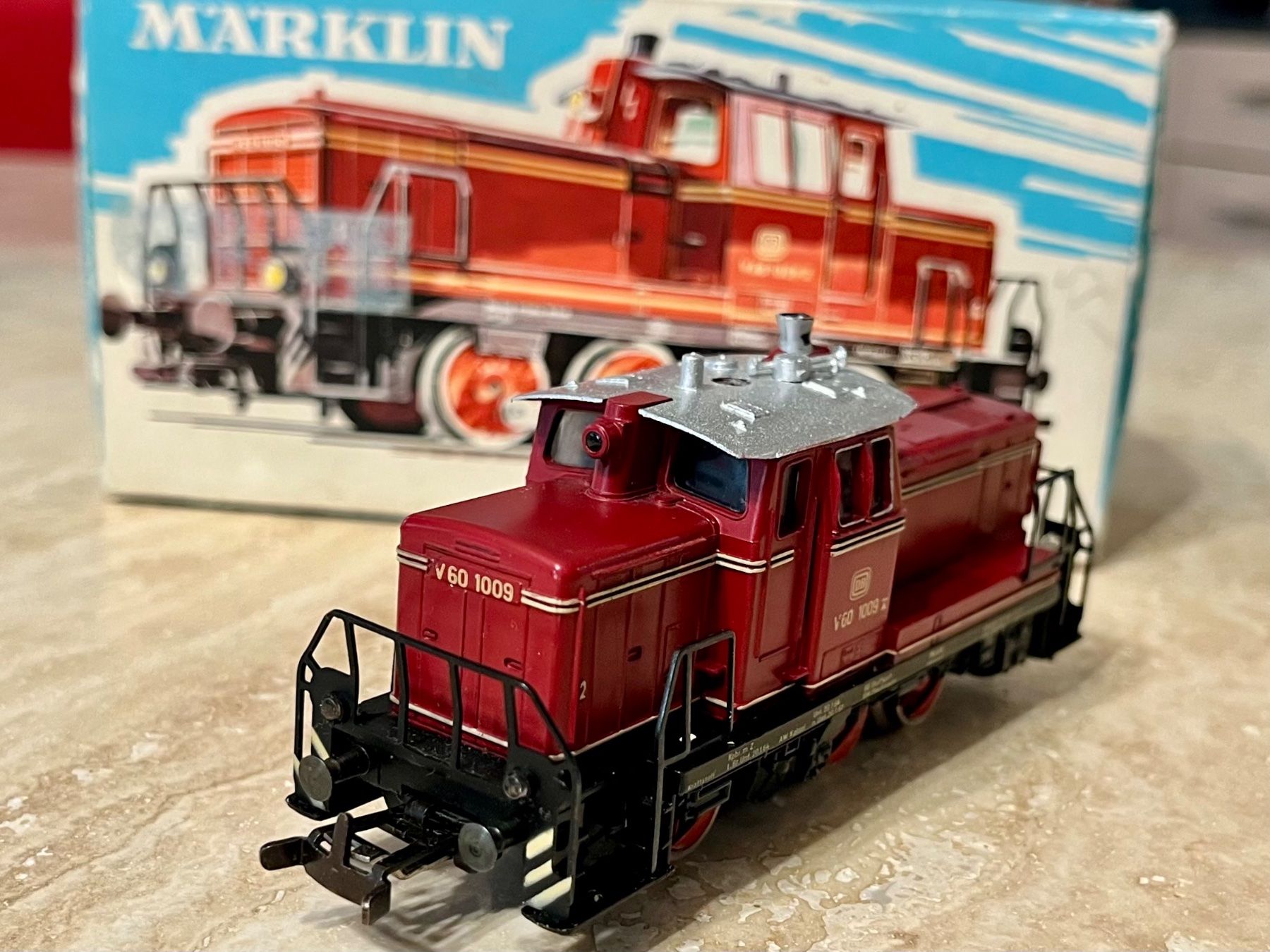 Märklin Modellini di ferrovie: SERVICED OVP Märklin 3065 FIRST VERSION V60 DB BR 260 TELEX – Usato da Biel/Bienne venduto da luc_7ffs 6