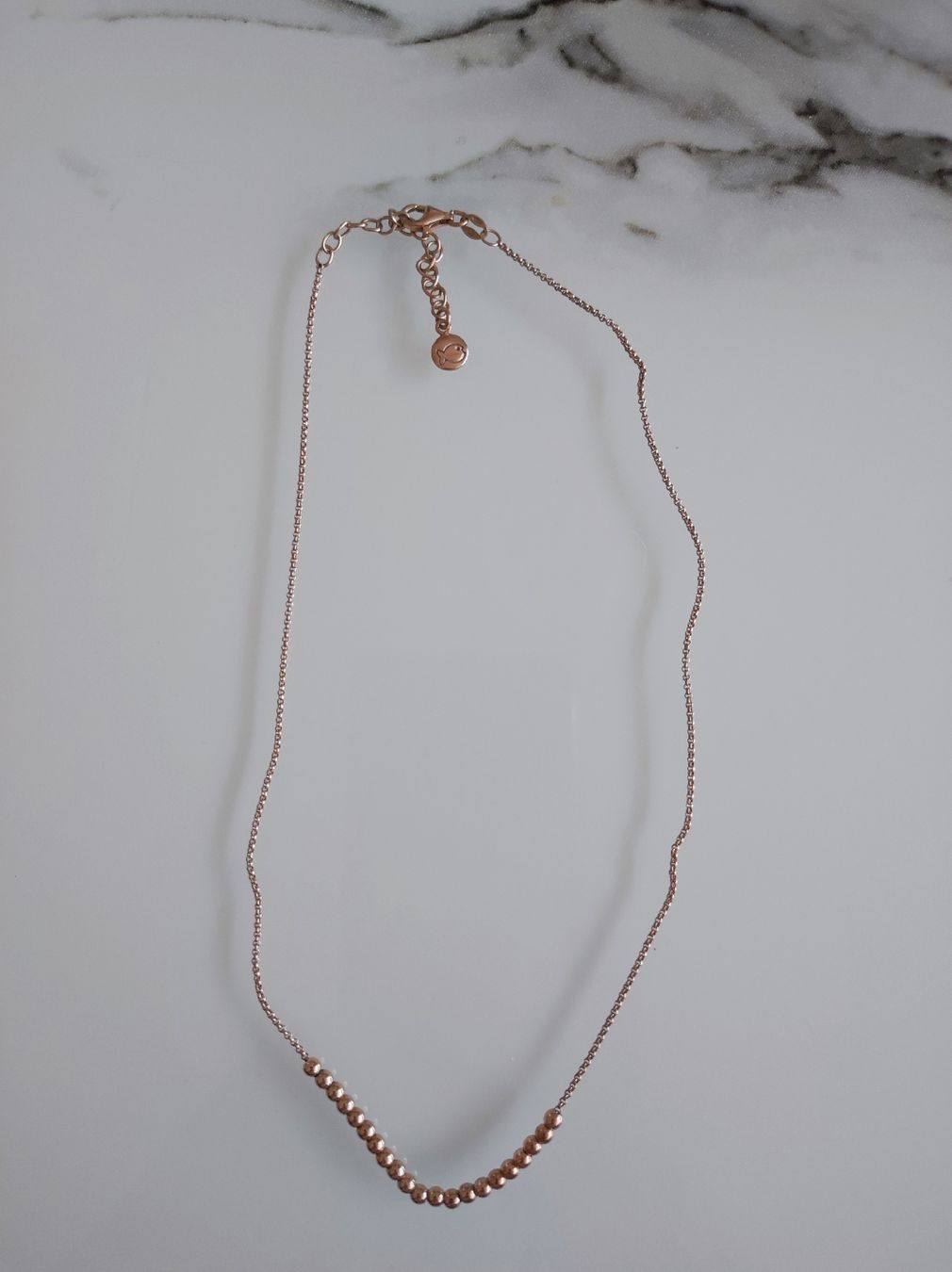 Catenine: Très joli collier rose Doré Ciro Blue – Nuovo (secondo la descrizione) da Bussigny venduto da Brettinette 3
