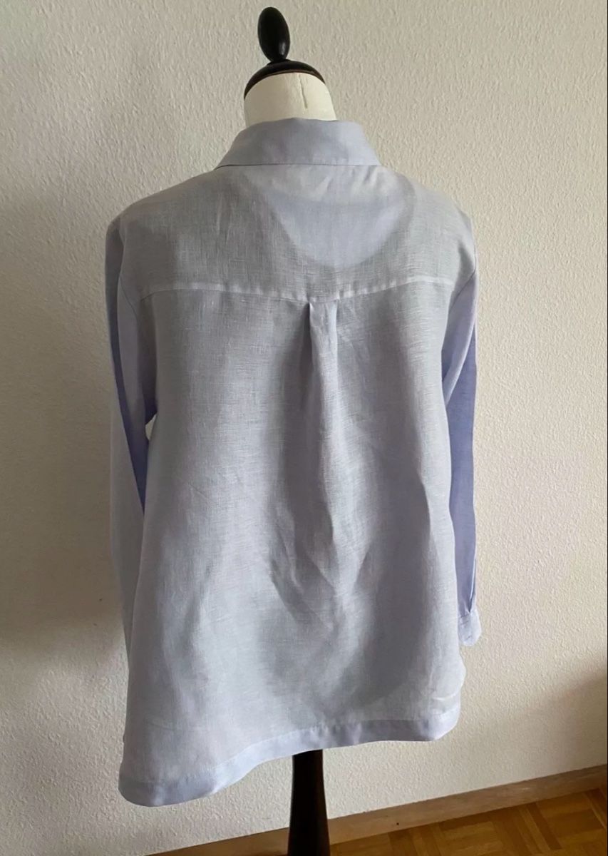 Camicette: Damen Leinenbluse hellblau Gr. 40 – Usato da Schaffhausen venduto da NellyE 1