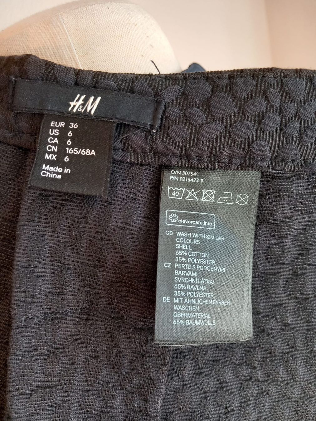H&M Gonne: Schwarzer Damen Jupe von H&M Gr. 36 – Usato da Winterthur venduto da Jopf1 7