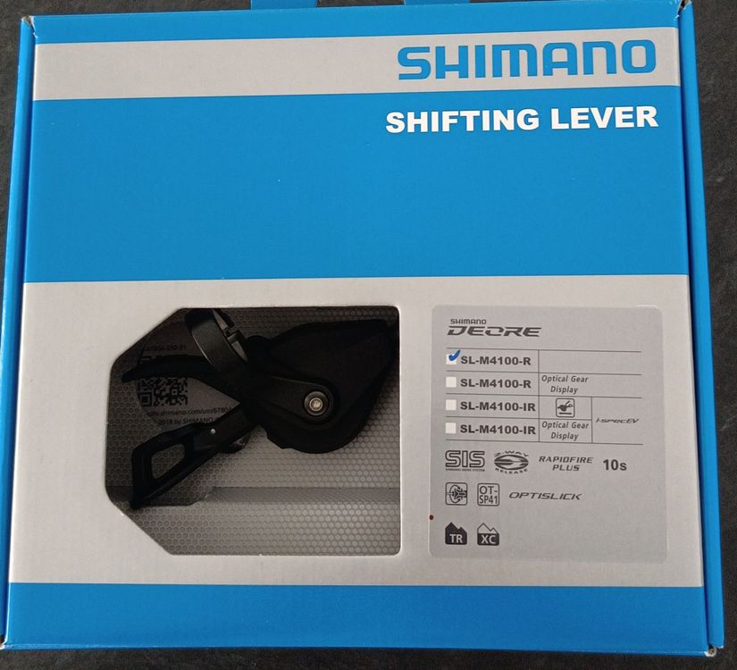 Shimano DEORE SL-M4100 I-Spec EV 10 velocidades palanca de cambios