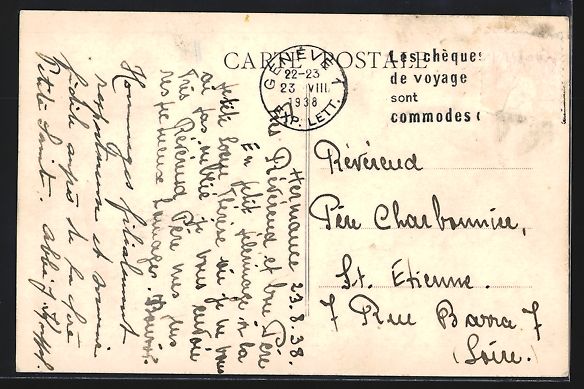 Cartoline postali: AK Hermance, Vue generale, 1938 – Usato da Berlin venduto da bartko-reher 1